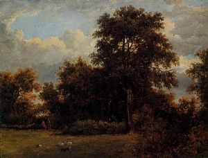 Landscape With Figures Resting by Patrick Nasmyth