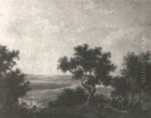 Figures Cutting Wood by Patrick Nasmyth