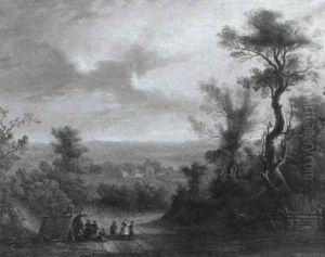 A Gypsy Camp by Patrick Nasmyth