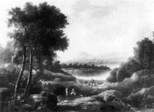 Wooded River Landscapes                                     (a Pair) by Patrick Nasmyth