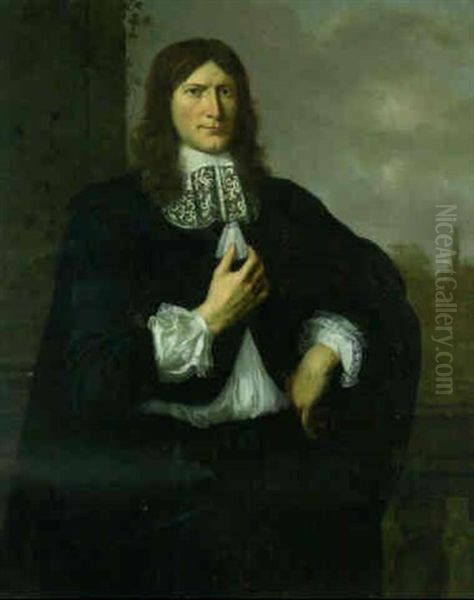 Portrait Of A Gentleman (guillaume De Vicq?), Standing Three-quarter-length - view 1