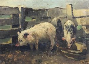 Three Pigs In A Sty