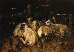 Resting Sheep by Willem Van Der Nat