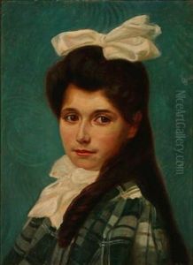 Portrait Of A Young Girl by Max Nathan