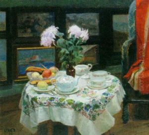 The Tea Table by Max Nathan