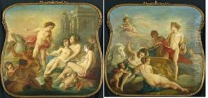 Le Lever D'apollon (+ Le Coucher D'apollon; Pair) by Charles Joseph Natoire