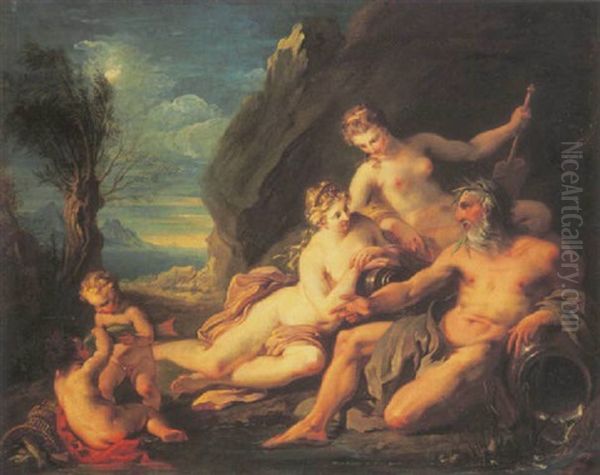 Neptune With Sea Nymphs - view 1