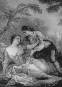 La Feinte Resistance by Charles Joseph Natoire