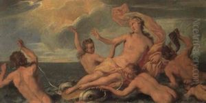 The Triumph Of Galatea by Charles Joseph Natoire