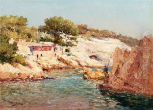Cabanon De Pecheur A Marseille by Louis Nattero
