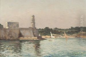 Vue De L'entree Du Port De Marseille by Louis Nattero