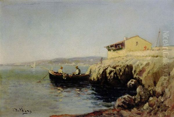 Barque De Pecheurs Pres Du Rivage - view 1