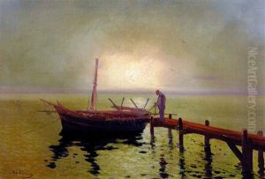 Pecheurs Sur Le Ponton Pecheurs Sur Le Ponton