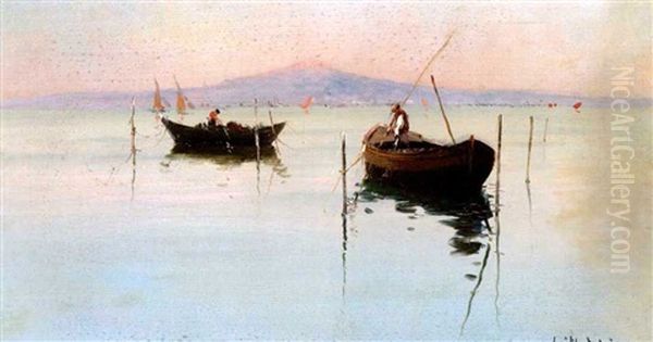 Pecheurs Dans La Baie De Naples - view 1