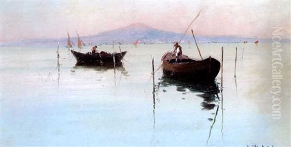 Barque De Peche Sur La Lagune - view 1