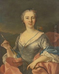Portrait Of A Lady In The Guise Of Diana