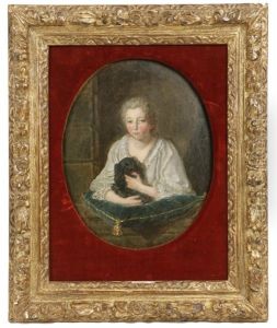 Oval Portrait Of Madame Catherine Quinalt-dufresne