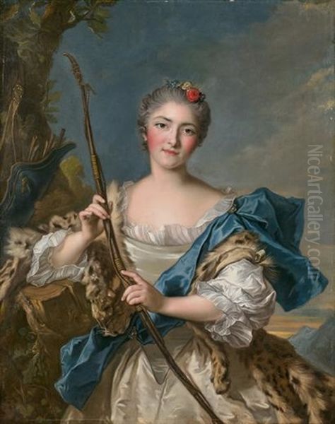 Portrait De Dame En Diane - view 1