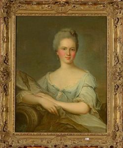 Portrait D"une Dame De Qualite by Jean Marc Nattier