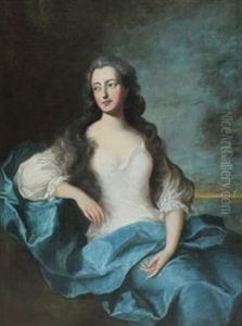 Portrait D'elegante Asssie Devant Un Bord De Mer