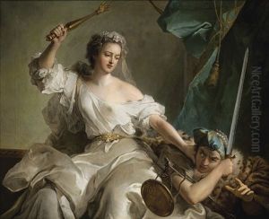 La Justice Chatiant L"injustice, Dit Madame Adelaide Sous Les Traits De La Justice by Jean Marc Nattier