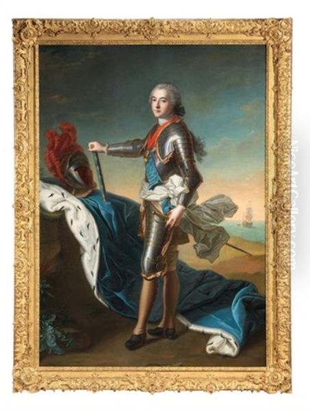 Portrait De Louis-jean-marie De Bourbon, Duc De Penthievre (1725-1793), En Amiral De France - view 1