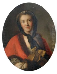 Portrait Of Maria Leszczynska (1703-1768) by Jean Marc Nattier