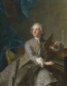 Portrait Of Francis Greville, Baron Brooke, Later 1st Earl Of Warwick (1719-1773) by Jean Marc Nattier
