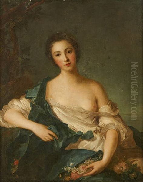 Portrait De Pauline Felicite De Mailly-nesle, Dite Madame De Vintimille - view 1