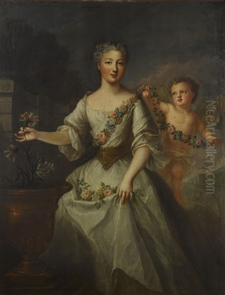 A Portrait Of A Daughter Of Louis Xv - view 1