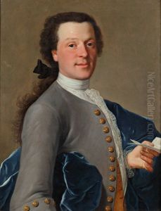 Portrait D'homme A La Lettre