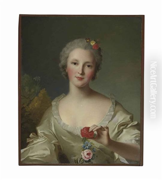 Portrait Of Marguerite-francoise-bernard De Reims, Madame Dupleix De Bacquencourt, Bust-length - view 1