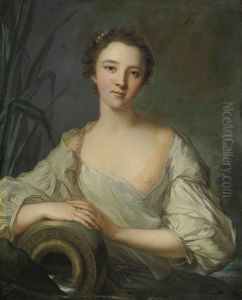 Portrait Of Louise Henriette De Bourbon-conti (1726-1759), Later Duchesse D'orleans
