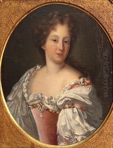 A Portrait Of A Lady by Jean Marc Nattier