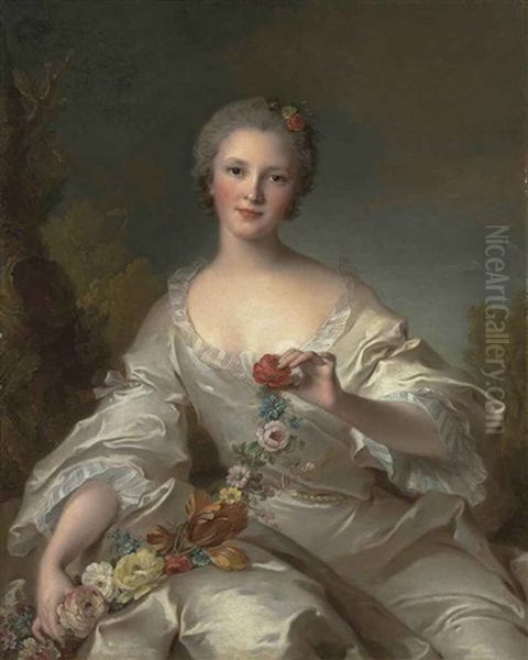 Portrait Of Marguerite-francoise-bernard De Reims, Madame Dupleix De Bacquencourt - view 1