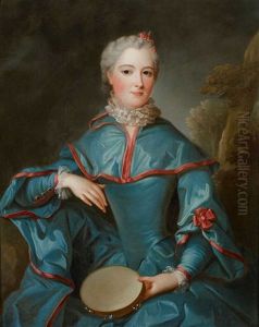 Bildnis Einer Jungen Dame Mit Tamburin