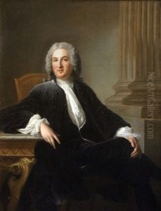 Portrait D'un Gentilhomme by Jean Marc Nattier