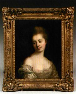 Portrait De Femme by Jean Marc Nattier
