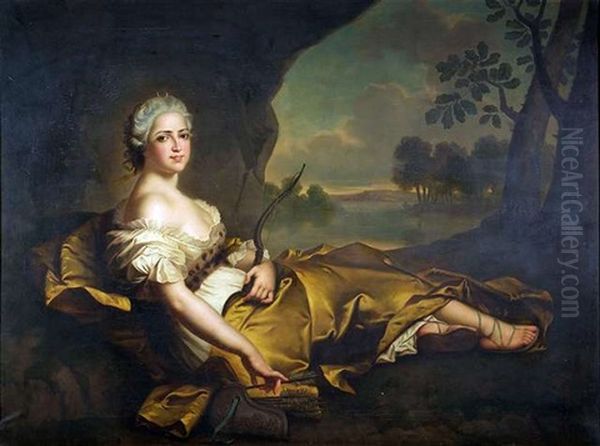 Bildnis Der Madame Adelaide Als Diana - view 1