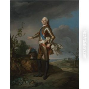 Portrait Of The Duc De Richelieu (march 13 - August 8, 1788), Marechal De France, Full-length by Jean Marc Nattier