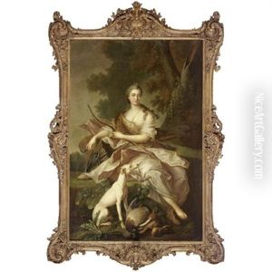 Portrait Of A Lady In The Guise Of Diana