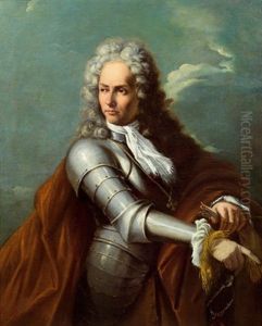 Portrait Eines Militarkommandanten by Jean Marc Nattier