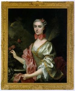 Bildnis Einer Adeligen Dame by Jean Marc Nattier