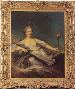 Portrait Of A Young Woman As Aurora by Jean Marc Nattier