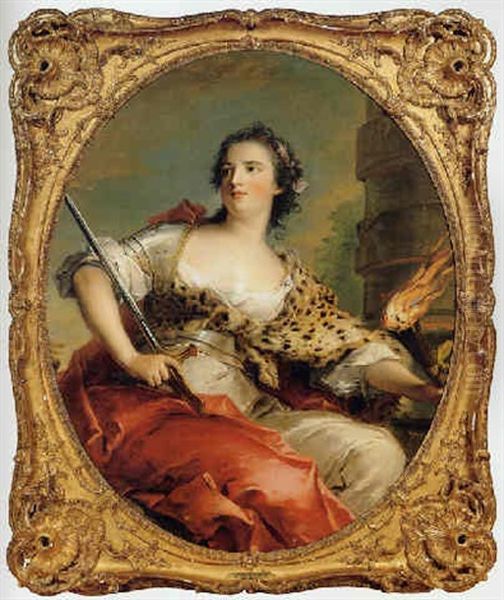 La Force, A Personifacation Of Fortitude (marie-anne De Mailly-nesle, Duchesse De Chateauroux?) - view 1
