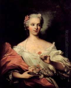 Bildnis Der Marie-louise Madeleine De Fontaine by Jean Marc Nattier