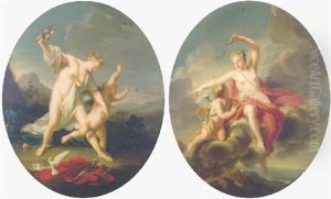 Venus Chastising Cupid by Jean Marc Nattier