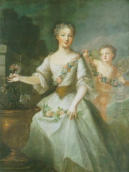 Portrait D'une Fille De Louis Xv - view 1