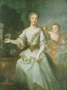 Portrait D'une Fille De Louis Xv