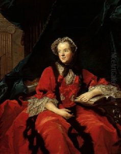 Portrait Of Queene Marie Leczcinska Of France